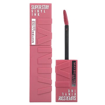 Maybelline, 超持效，乙烯墨水唇釉，20 Coy，0.14 液量盎司（4.2 毫升）