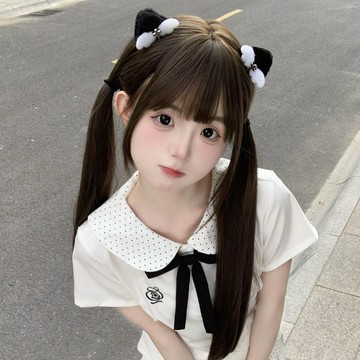 【蜜糖の髮飾】臺灣出貨小熊摘星星|日系軟萌少女可愛毛絨黑色小貓耳朵髮夾天使翅膀髮卡