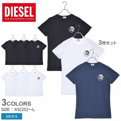 ディーゼル 半袖tシャツ メンズ Umtee マイケル 3パック Tシャツ Diesel 00shgu 0tanl ブラック 黒 ホワイト 白 Tシャツ 半袖 通販 Lineポイント最大get Lineショッピング