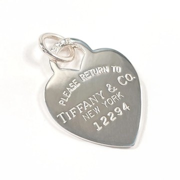 【日本直郵 二手美品】蒂芙尼 TIFFANY&Co. 墜飾 心形 標籤 Return to Tiffany 純銀 925 飾品