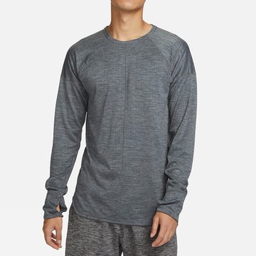 NIKE AS M NY DF STMT JRSY CREW 男長袖上衣-灰-FB7776065