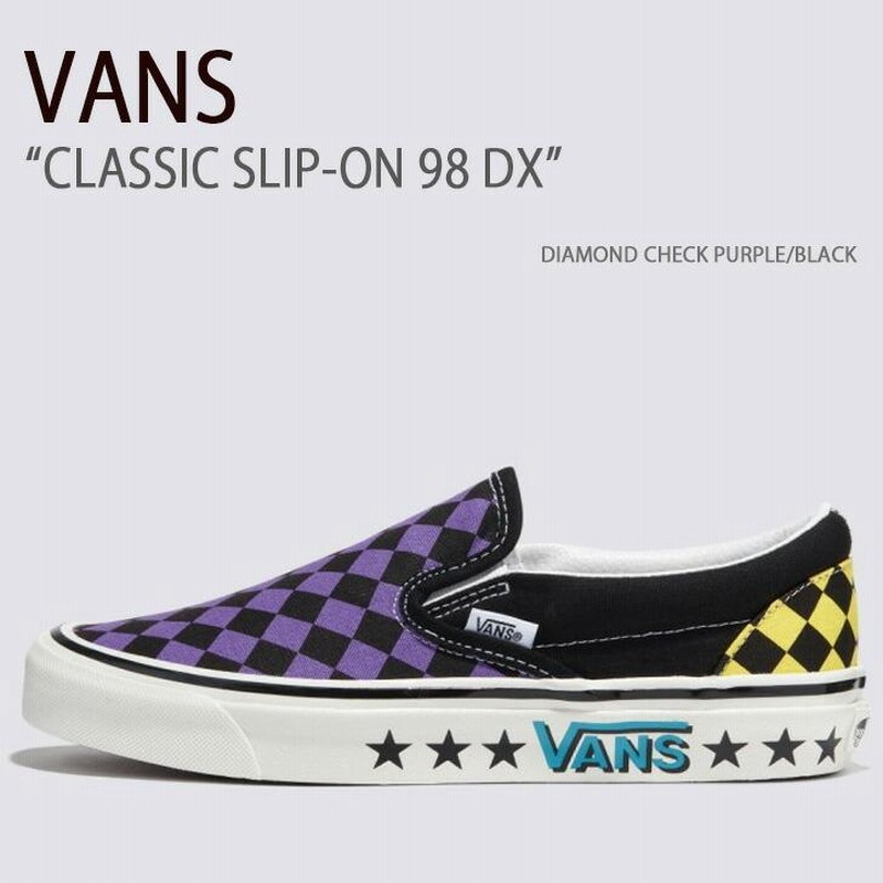 VANS バンズ スニーカー CLASSIC SLIP-ON 98 DX DIAMOND CHECK