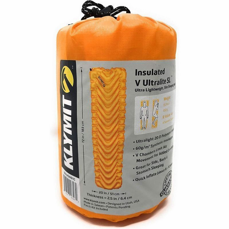 特別プライス R値4.4 KLYMIT Insulated V Ultralite SL | ccfl.ie