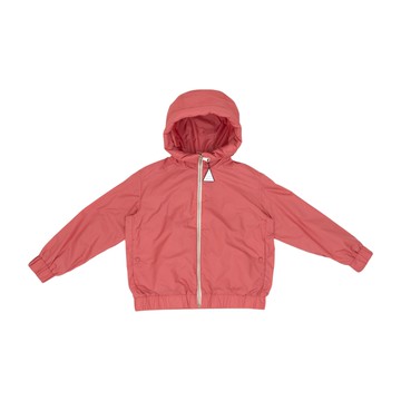 Moncler Enfant Kids 紅色尼龍連帽外套