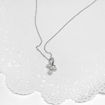 珍珠純銀項鍊
