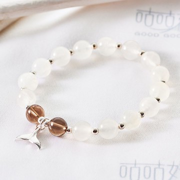 完美無缺晶石手鍊(含開光)穩定情緒、招財、事業、白月光石水晶