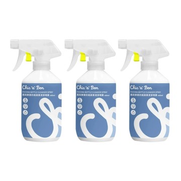 奇哥 鳳梨酵素奶瓶蔬果清潔噴霧400ML3入