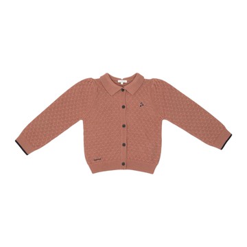 liewood 紅棕粉色羊毛針織上衣