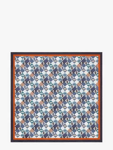 Silk foulard with all-over FF logo - FENDI - gender_Woman