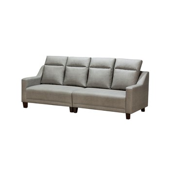 【本木】瑞德 透氣耐磨貓抓皮4人坐沙發淺紫#36