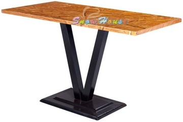 ╭☆雪之屋居家生活館☆╯1017-05/11 722 2公分厚烤黑腳石面餐桌/飯桌