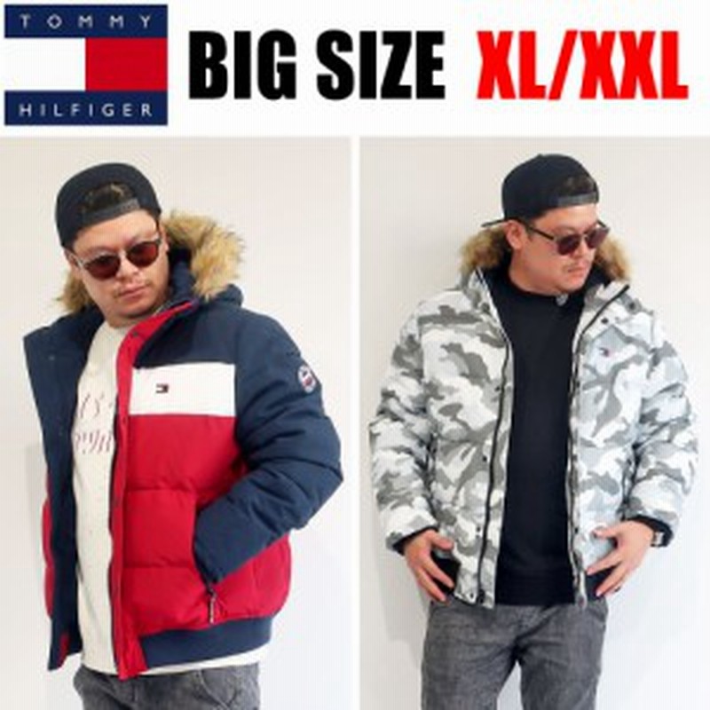 Tommy Hilfiger メンズ 大きいサイズ アウター ブランド ダウン Xl Xxl 2l 3l 中綿 フード ナイロン ジャケット コート ブルゾン ダウン 通販 Lineポイント最大get Lineショッピング