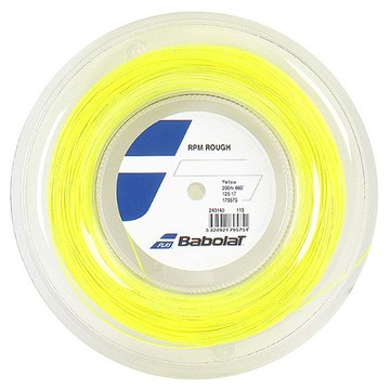 Babolat RPM Rough 網球線  200m x 1.25mm  黃色  1個