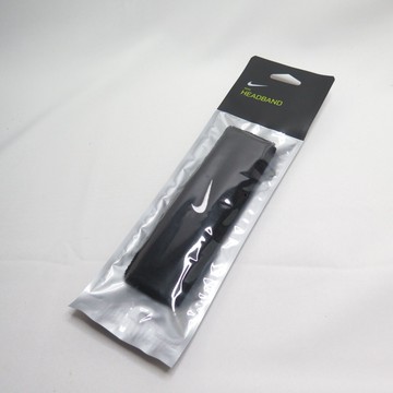 NIKE SWOOSH 運動風 單色頭帶 NNN07010OS 黑【iSport愛運動】