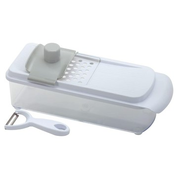 PEARL LIFE 珍珠金屬 Simplice系列 寬板刨絲器與削皮器組  白色  1組