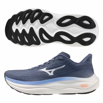 MIZUNO 美津濃 慢跑鞋 男鞋 運動鞋 緩震 2E楦 SKY 藍白 J1GC250254