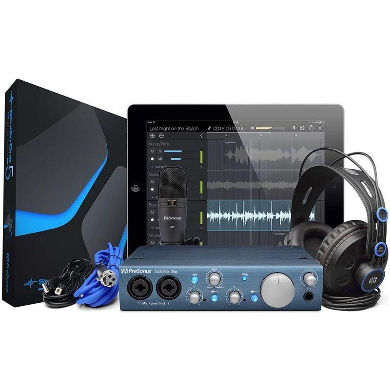 PreSonus AudioBox iTwo Studio DTMセット オーディオインターフェイス ヘッドホン マイク Studio On