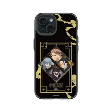iPhone 15 Clear 酷墨灰 - Jujutsu Kaisen 咒術迴戰 S2 - 澀谷事變戰鬥系列-咒靈組合
