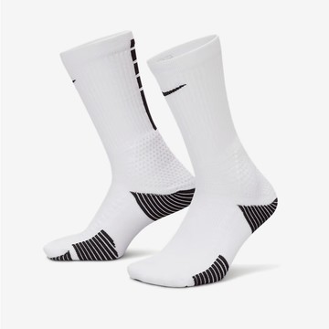 NIKE ELITE 2.0 ADV 白黑 刺繡 支撐 健身 運動 長襪 中筒襪【HM0285-100】