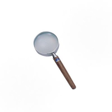 【徠福】高倍率放大鏡 6倍 銀框 2 1/2吋/ 支 NO.7077