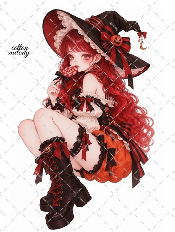 original sticker no.10183 人物貼紙 原創貼紙 人物貼紙 女孩貼紙 原創人物貼紙