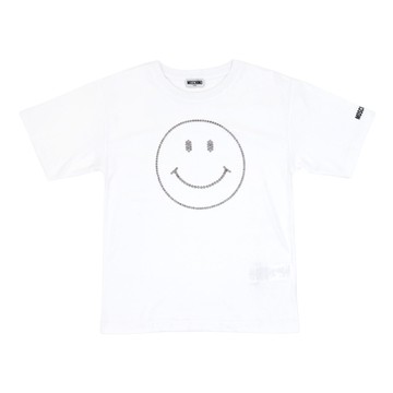 MOSCHINO Kids 笑臉白色短袖 T-Shirt