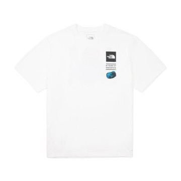 The North Face 北臉 短袖上衣 男 速乾 M BC DUFFEL RELAXED SS TEE GRAPHIC 白 NF0A8GX9FN4