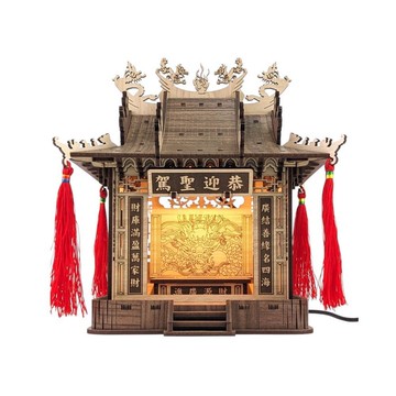 【 DIY 手作】擺設小廟DII 小夜燈 廟宇模型 台灣伴手禮 宮廟模型