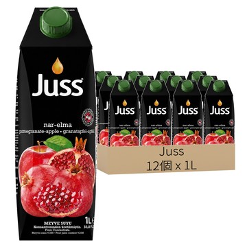 Juss 石榴蘋果汁  12個  1L
