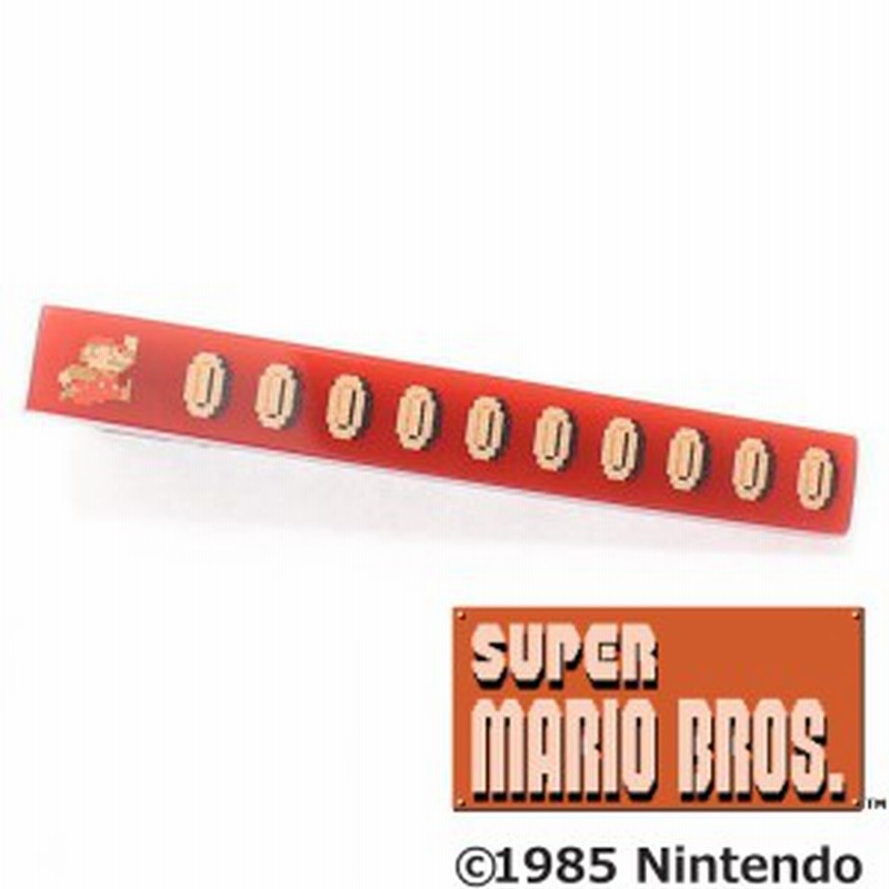 レッド赤 ドット絵マリオとコインのキャラクタータイピン スーパーマリオブラザーズ 通販 Lineポイント最大1 0 Get Lineショッピング