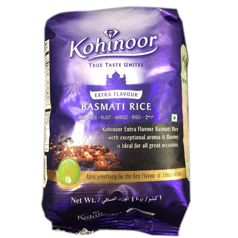 バスマティライス インド産 Kohinoor 1kg Basmati Rice 長粒米 インディカ米 香り米 業務用