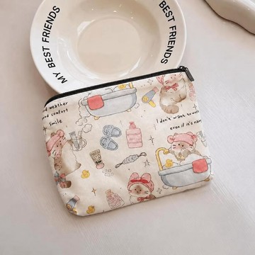 【臺灣🌸出貨】零錢包小清新可愛迷你小衆便攜姨媽巾隨身收納口紅小錢包小方包🍂