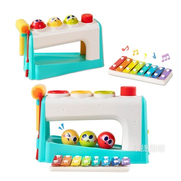 匯樂玩具｜彩虹鎚球手敲琴 ｜台灣現貨/品牌旗艦店/商檢合格/HolaLand歡樂島