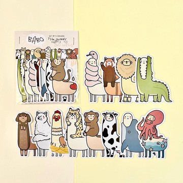 Babo 想要去狂野貼紙包