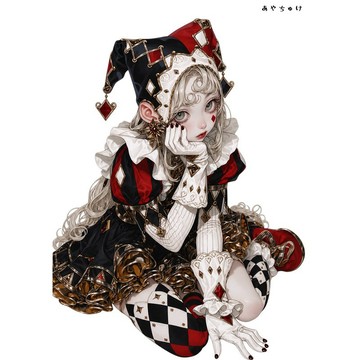 【6 月新品】07-133-0263 人物貼紙 馬戲團風格
