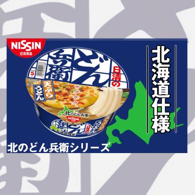 ふるさと納税 千歳市 日清 北のどん兵衛 天ぷらうどん [北海道仕様]24個