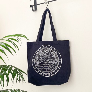 柴郡貓托特包　深藍色