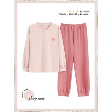 浪莎睡衣女春秋款純棉長袖長褲2025秋季新款休閑可外穿家居服套裝