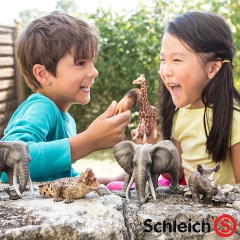 メール便OK schleich 14736 シュライヒ 動物 フィギュア ワニ 3歳