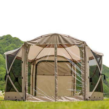 IDOOGEN Octagon PLUS & Vantagon 兼容款 TPU 透明門窗  150 x 177cm  棕色