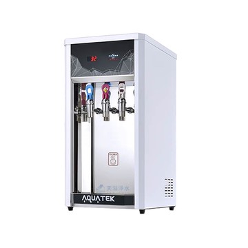 【沛宸AQUATEK】AQ-2113冰冷熱三溫桌上型飲水機 + 外接式逆滲透淨水系統【贈全台安裝】