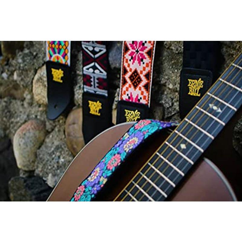 ernie-ball ERNIE BALL ギターストラップ JACQUARD STRAP BLACK CHECKERS ジャカード・ストラップ