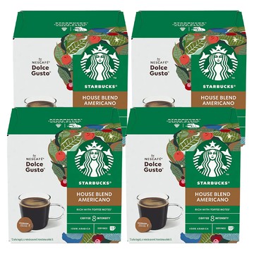STARBUCKS 星巴克 家常美式咖啡膠囊  8.5g  12顆  4盒