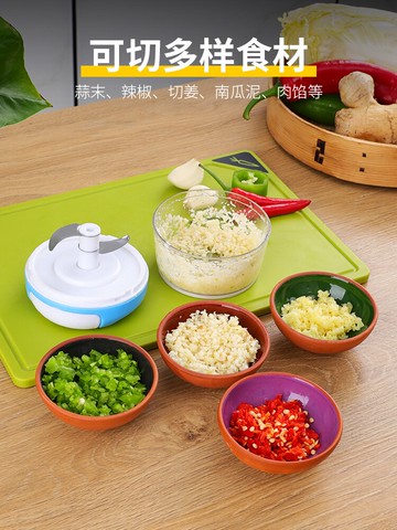 迷你蒜泥器拉蒜蒜蓉攪碎器廚房家用手動小型打切絞蒜末搗蒜器