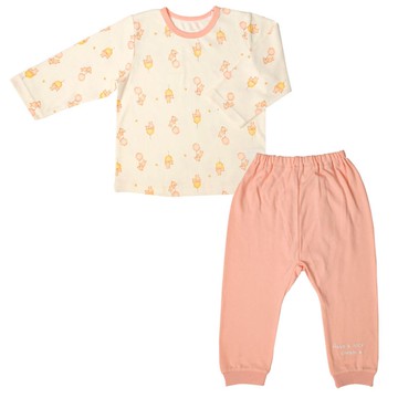 akachan honpo - 長袖家居服-兔子-橘色