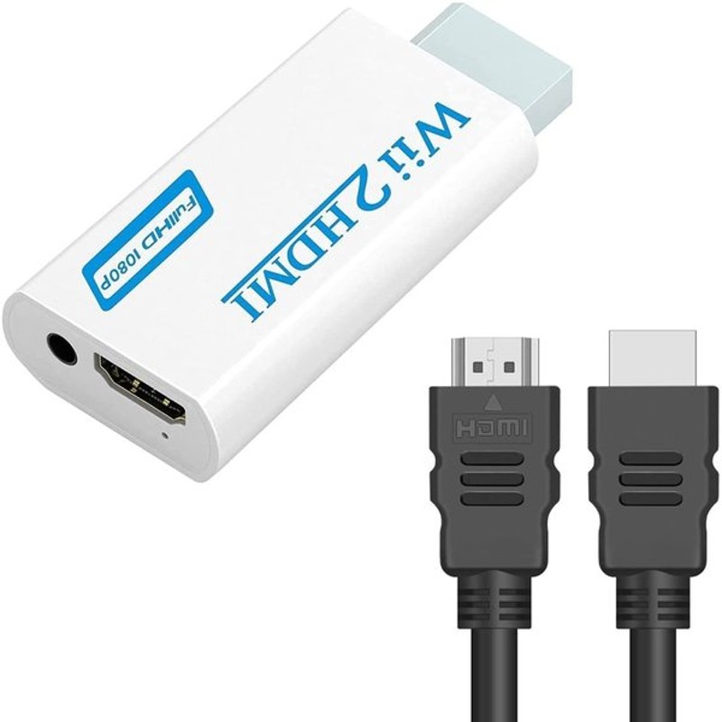 Wii To Hdmi 変換アダプ Mumuxeexee 専用 コンバーター 1 5m Hdmi接続ケーブル付き 480p 7p 1080pに変換 通販 Lineポイント最大0 5 Get Lineショッピング