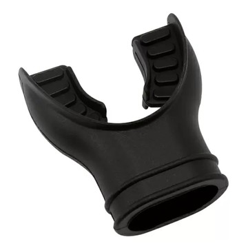 AQUATEC 矽膠咬嘴 環保無毒矽膠 黑色 潛水設備CE認證產品  不適用