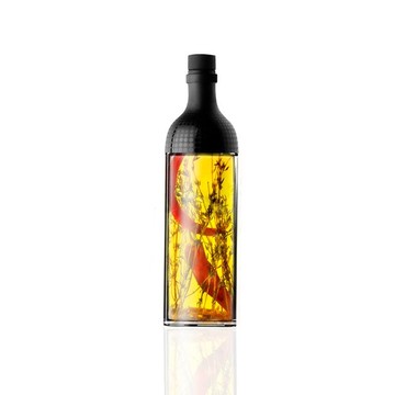 OILVGAR硼矽玻璃油醋瓶160ml (雙色可選) 極簡黑