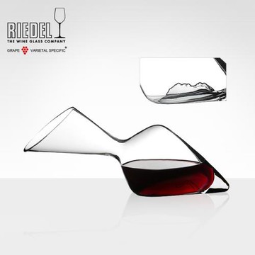 奧地利進口riedel醴鐸水晶手工紅酒醒酒器山脈分酒器富士山盛酒器