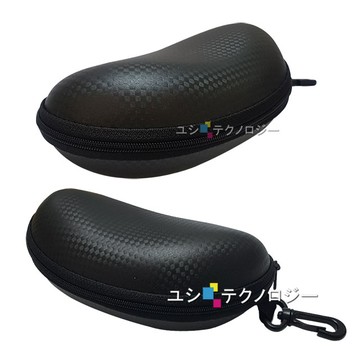 精巧知性款 太陽眼鏡盒 墨鏡盒 眼鏡保護收納盒 硬殼收納包(附掛勾)